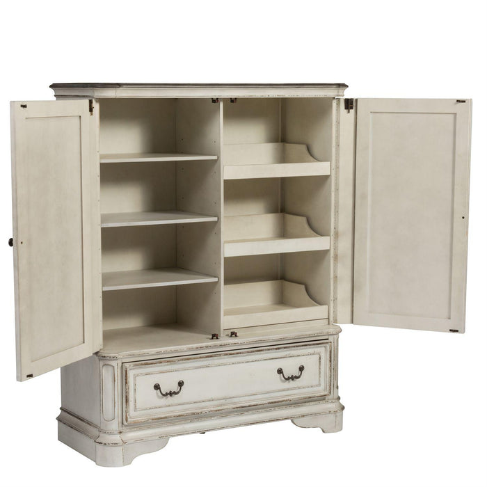 Liberty Magnolia Manor Door Chest in Antique White - Furniture Max (Falls Church,VA) *