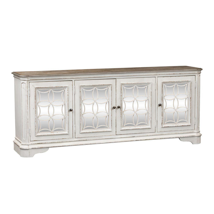 Liberty Magnolia Manor Entertainment TV Stand in Antique White - Furniture Max (Falls Church,VA) *