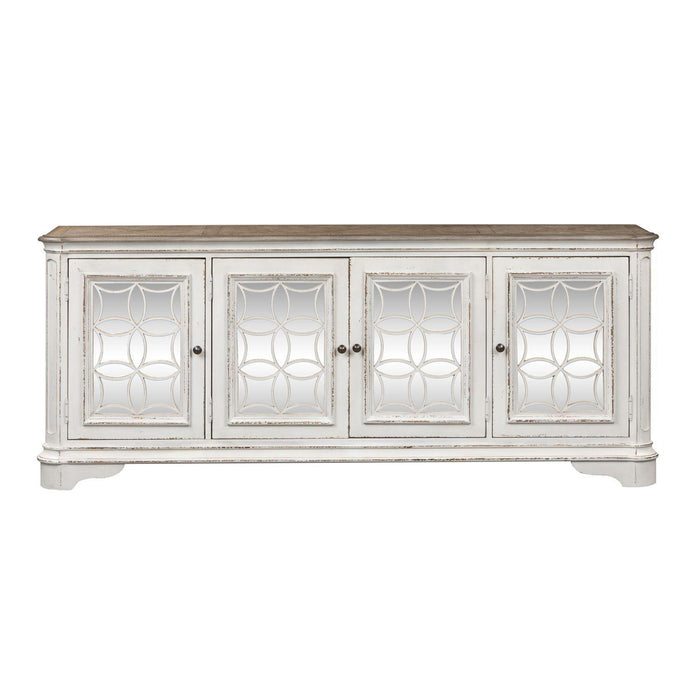 Liberty Magnolia Manor Entertainment TV Stand in Antique White - Furniture Max (Falls Church,VA) *