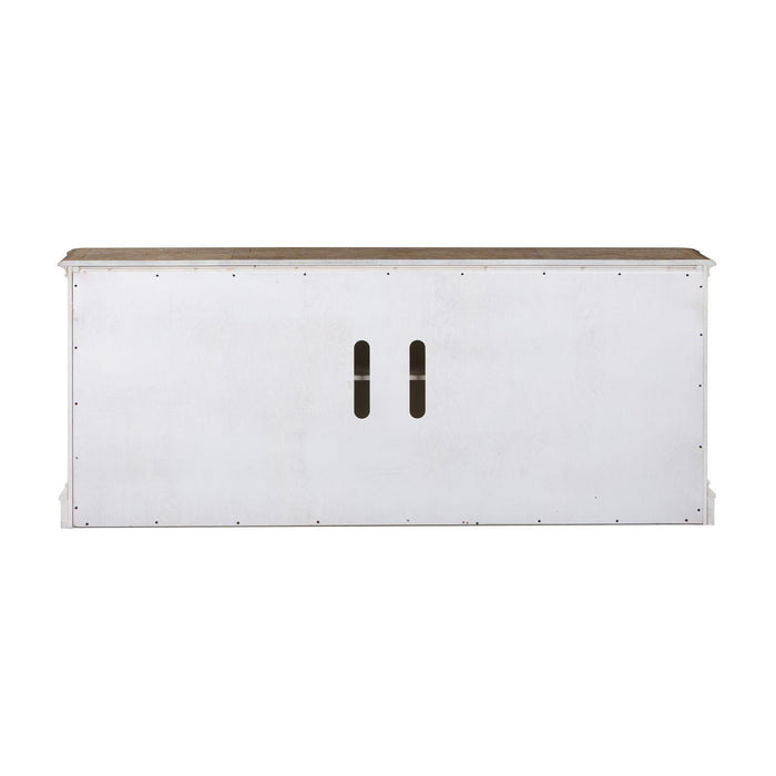 Liberty Magnolia Manor Entertainment TV Stand in Antique White - Furniture Max (Falls Church,VA) *