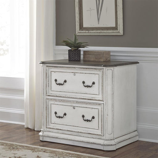 Liberty Magnolia Manor Jr Executive Media Lateral File in Antique White - Furniture Max (Falls Church,VA) *