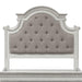 Liberty Magnolia Manor King Upholstered Panel Headboard in Antique White - Furniture Max (Falls Church,VA) *