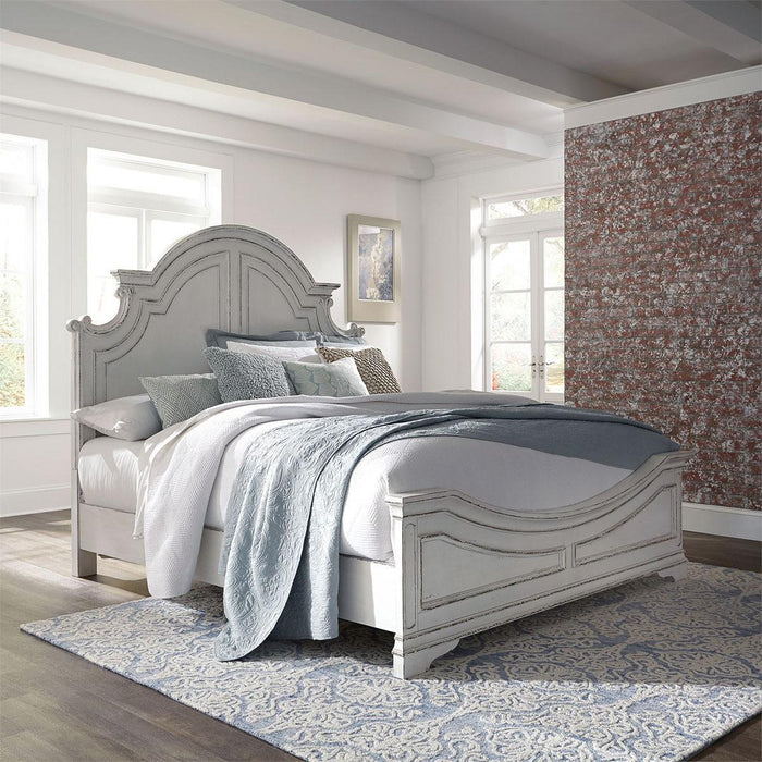 Liberty Magnolia Manor Queen Panel Headboard in Antique White - Furniture Max (Falls Church,VA) *