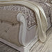 Liberty Magnolia Manor Queen Upholstered Sleigh Bed in Antique White - Furniture Max (Falls Church,VA) *