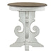 Liberty Magnolia Manor Round End Table in Antique White - Furniture Max (Falls Church,VA) *