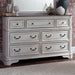 Liberty Magnolia Manor Seven Drawer Dresser in Antique White - Furniture Max (Falls Church,VA) *