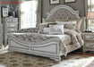 Liberty Magnolia Manor King Upholstered Bed in Antique White - Furniture Max (Falls Church,VA) *