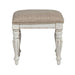 Liberty Magnolia Manor Vanity Stool in Antique White - Furniture Max (Falls Church,VA) *