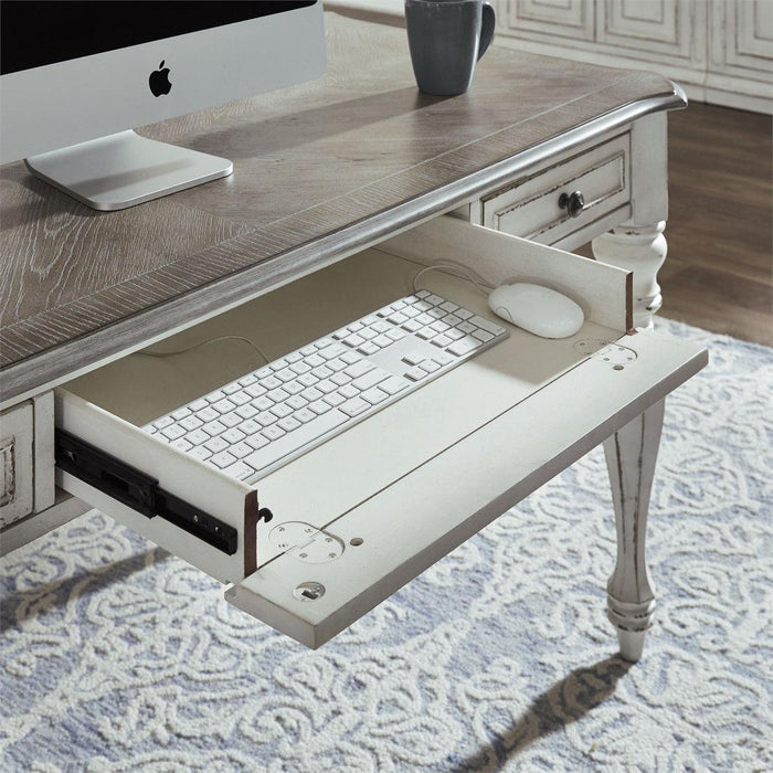Liberty Magnolia Manor Writing Desk in Antique White - Furniture Max (Falls Church,VA) *