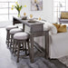 Liberty Modern Farmhouse Console Bar Table in Dusty Charcoal - Furniture Max (Falls Church,VA) *