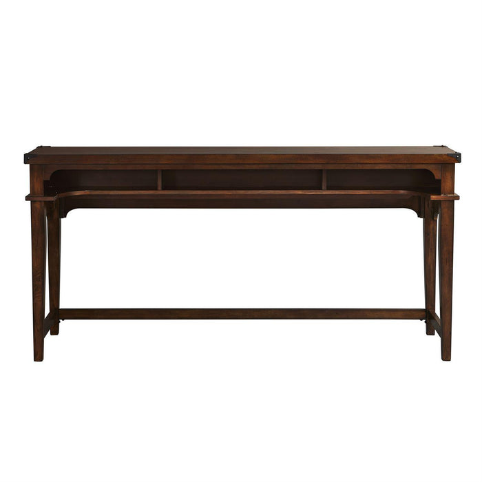 Liberty Aspen Skies Console Bar Table in Russet Brown - Furniture Max (Falls Church,VA) *