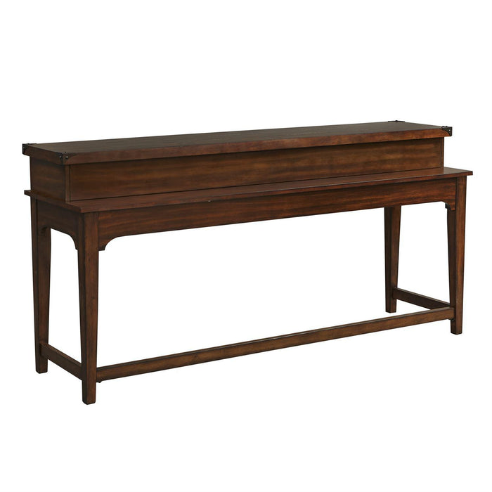 Liberty Aspen Skies Console Bar Table in Russet Brown - Furniture Max (Falls Church,VA) *