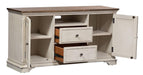 Liberty Morgan Creek 56" TV Console in Antique White - Furniture Max (Falls Church,VA) *