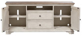 Liberty Morgan Creek 66" TV Console in Antique White - Furniture Max (Falls Church,VA) *