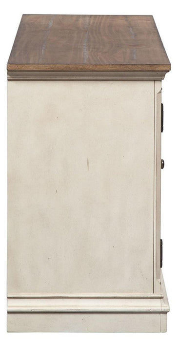 Liberty Morgan Creek 66" TV Console in Antique White - Furniture Max (Falls Church,VA) *