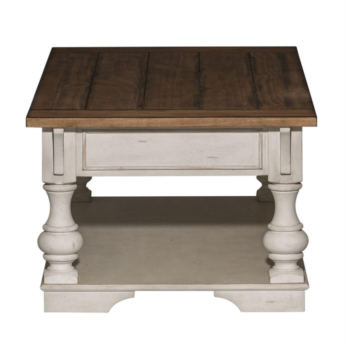 Liberty Morgan Creek Cocktail Table in Antique White - Furniture Max (Falls Church,VA) *