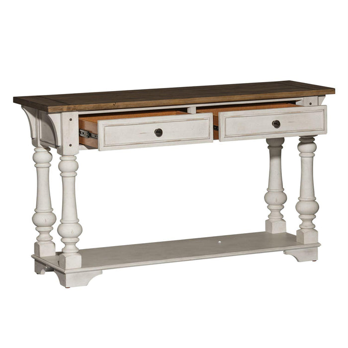 Liberty Morgan Creek Sofa Table in Antique White - Furniture Max (Falls Church,VA) *