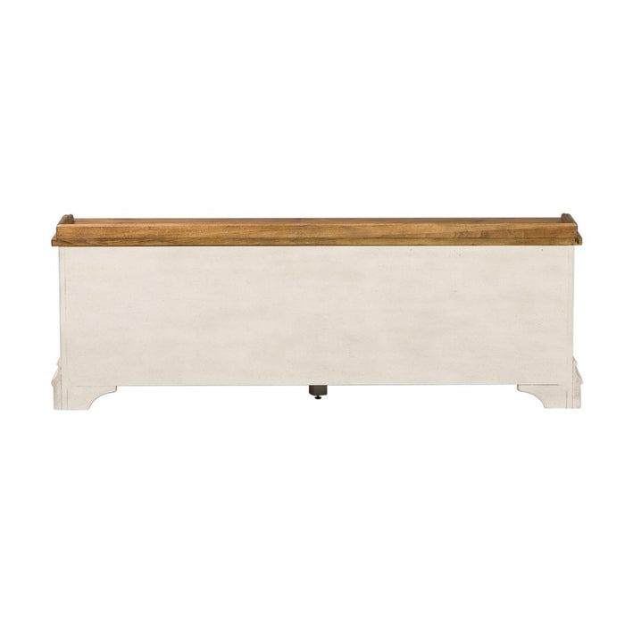 Liberty Morgan Creek Storage Hall Bench in Antique White - Furniture Max (Falls Church,VA) *