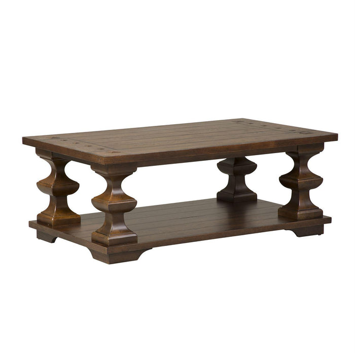 Liberty Sedona Cocktail Table in Kona Brown - Furniture Max (Falls Church,VA) *