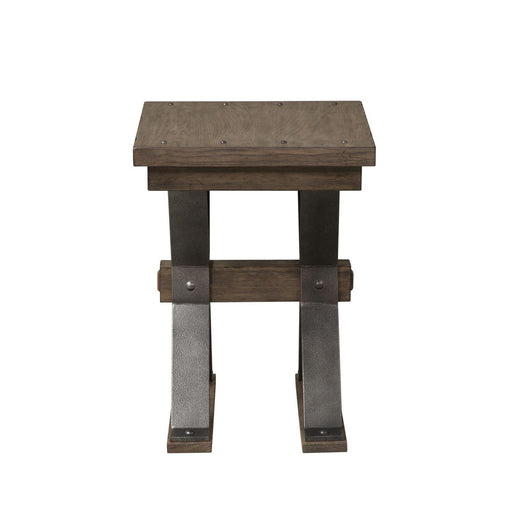 Liberty Sonoma Road Chair Side Table in Weathered Beaten Bark - Furniture Max (Falls Church,VA) *