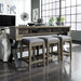 Liberty Sonoma Road Console Stool in Weathered Beaten Bark - Furniture Max (Falls Church,VA) *