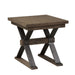 Liberty Sonoma Road End Table in Weathered Beaten Bark - Furniture Max (Falls Church,VA) *