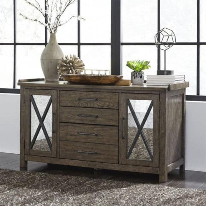 Liberty Sonoma Road Small Credenza in Weather Beaten Bark - Furniture Max (Falls Church,VA) *