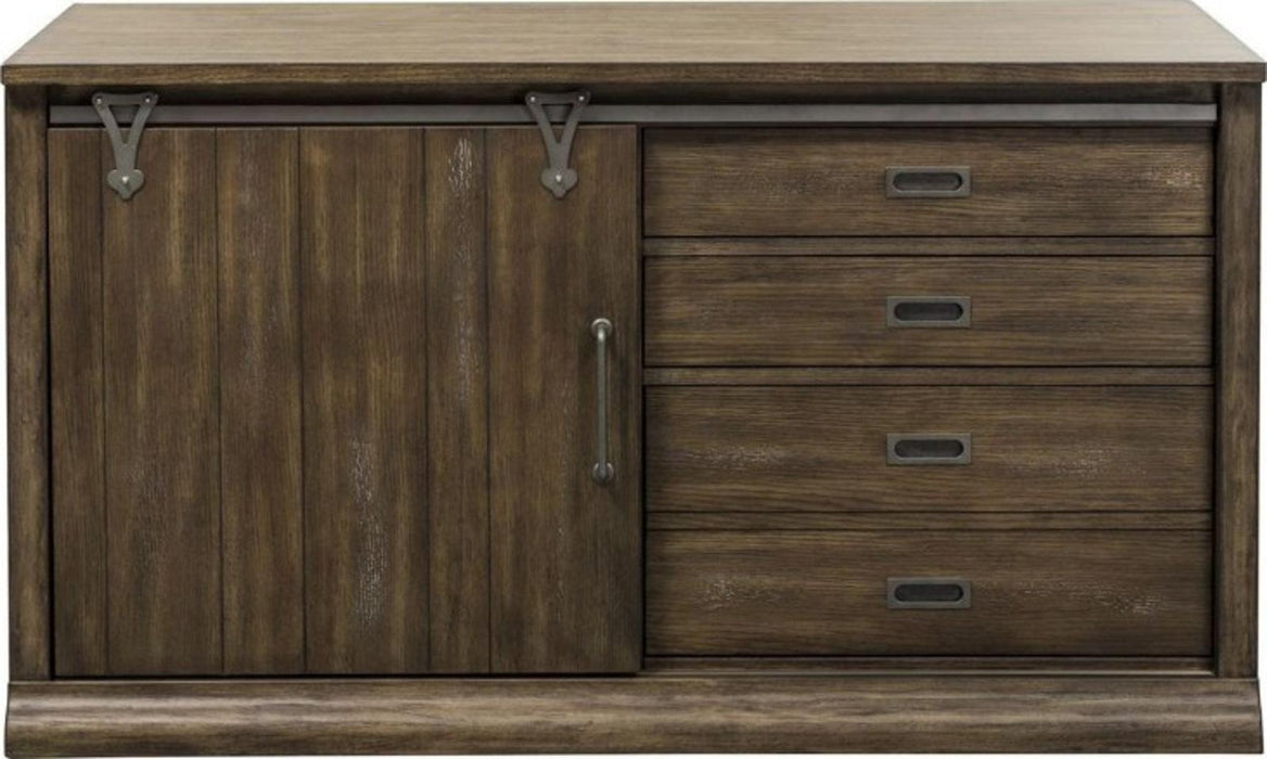 Liberty Stone Brook Computer Credenza in Rustic Saddle - Furniture Max (Falls Church,VA) *