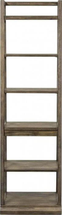 Liberty Stone Brook Leaning Bookcase in Rustic Saddle - Furniture Max (Falls Church,VA) *