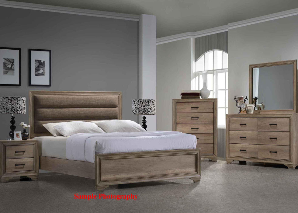 Liberty Sun Valley King Upholstered Panel Bed in Sandstone 439-BR-KUB - Furniture Max (Falls Church,VA) *