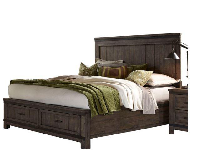 Liberty Thornwood Hills King Storage Bed in Rock Beaten Gray 759-BR-KSB - Furniture Max (Falls Church,VA) *