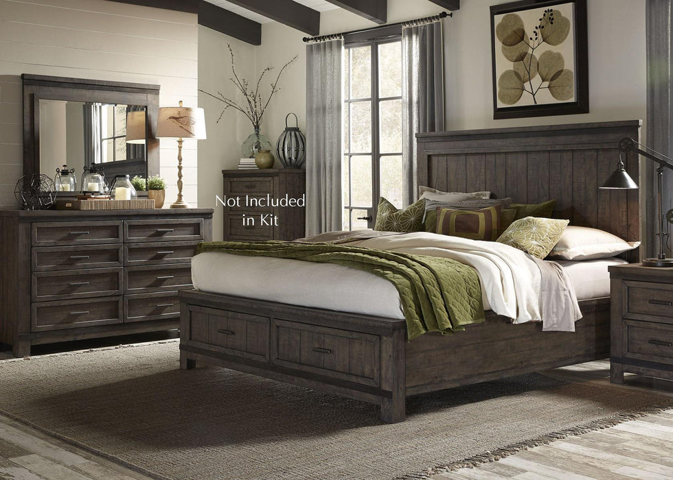 Liberty Thornwood Hills Landscape Mirror in Rock Beaten Gray - Furniture Max (Falls Church,VA) *