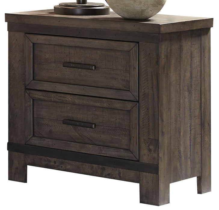 Liberty Thornwood Hills Nightstand in Rock Beaten Gray - Furniture Max (Falls Church,VA) *