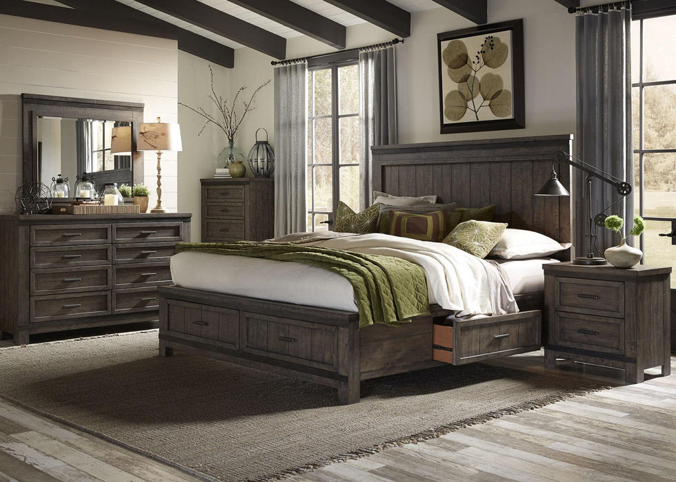 Liberty Thornwood Hills Landscape Mirror in Rock Beaten Gray - Furniture Max (Falls Church,VA) *