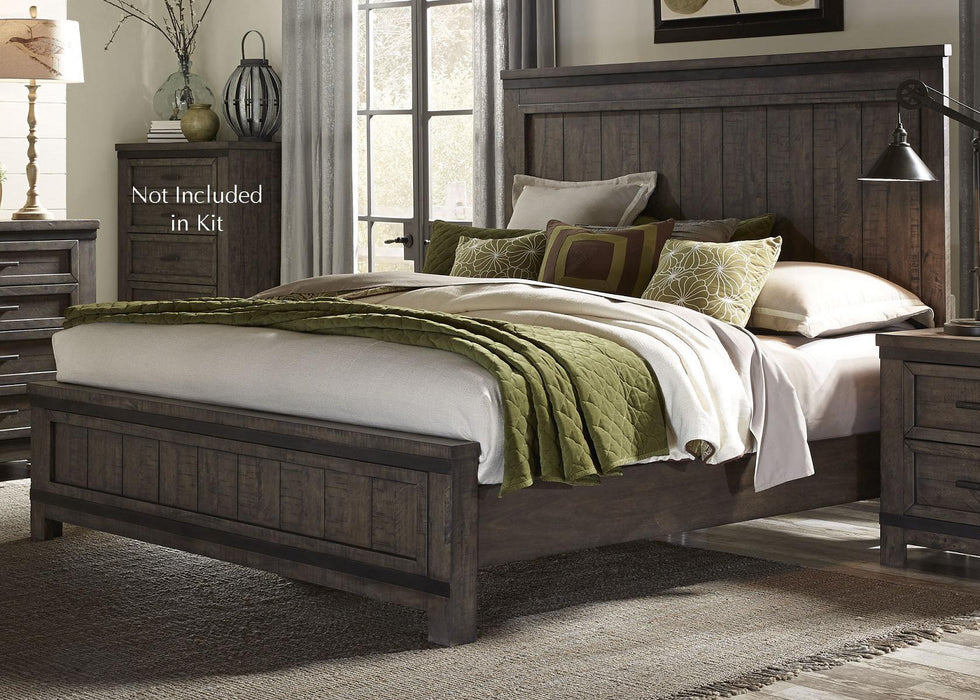 Liberty Thornwood Hills King Panel Bed in Rock Beaten Gray 759-BR-KPB - Furniture Max (Falls Church,VA) *