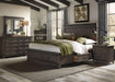 Liberty Thornwood Hills King Two Sided Storage Bed in Rock Beaten Gray - Furniture Max (Falls Church,VA) *