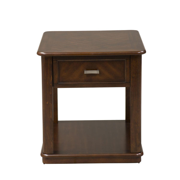 Liberty Wallace End Table in Dark Toffee - Furniture Max (Falls Church,VA) *
