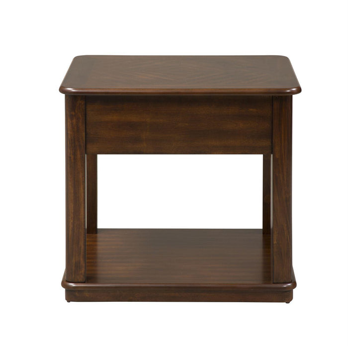 Liberty Wallace End Table in Dark Toffee - Furniture Max (Falls Church,VA) *