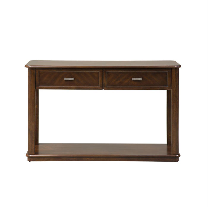 Liberty Wallace Sofa Table in Dark Toffee - Furniture Max (Falls Church,VA) *
