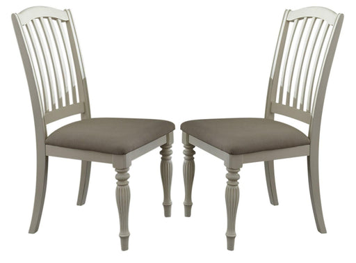 Liberty Furniture Cumberland Creek Slat Back Side Chair in Nutmeg/White (Set of 2) - Furniture Max (Falls Church,VA) *