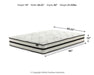 Chime 10 Inch Hybrid 10 Inch Mattress and Pillow - Furniture Max (Falls Church,VA) *