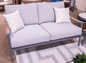 Ocean Beach Outdoor Loveseat with Cushion - Furniture Max (Falls Church,VA) *