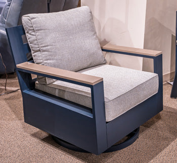 East Beach Outdoor Swivel Glider Chair with Cushion - Furniture Max (Falls Church,VA) *