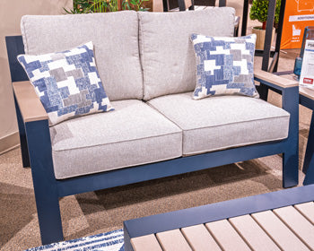 East Beach Outdoor Loveseat with Cushion - Furniture Max (Falls Church,VA) *