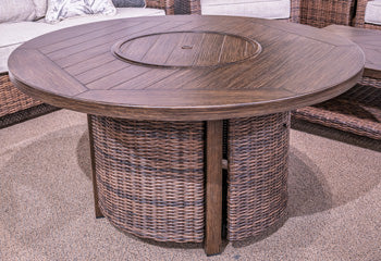 Monterey Point Outdoor Fire Pit Table - Furniture Max (Falls Church,VA) *