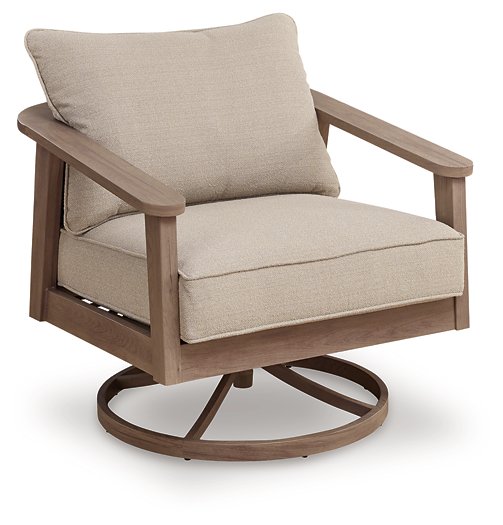 Harmony Headlands Outdoor Swivel Lounge with Cushion - Furniture Max (Falls Church,VA) *