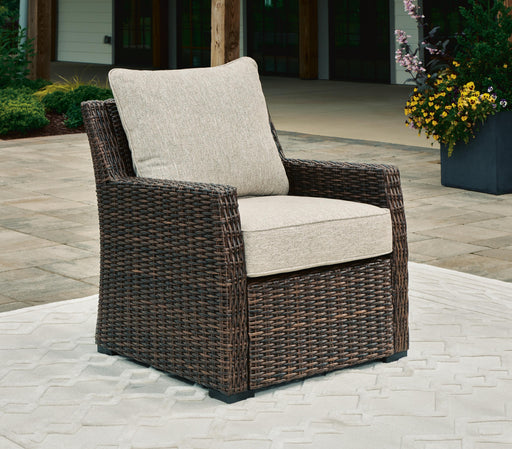 Brook Ranch Outdoor Lounge Chair with Cushion - Furniture Max (Falls Church,VA) *
