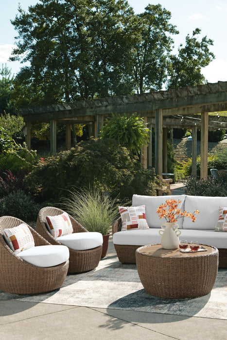 Double Point Outdoor Seating Set
