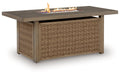 Laguna Heights Outdoor Fire Pit Table - Furniture Max (Falls Church,VA) *