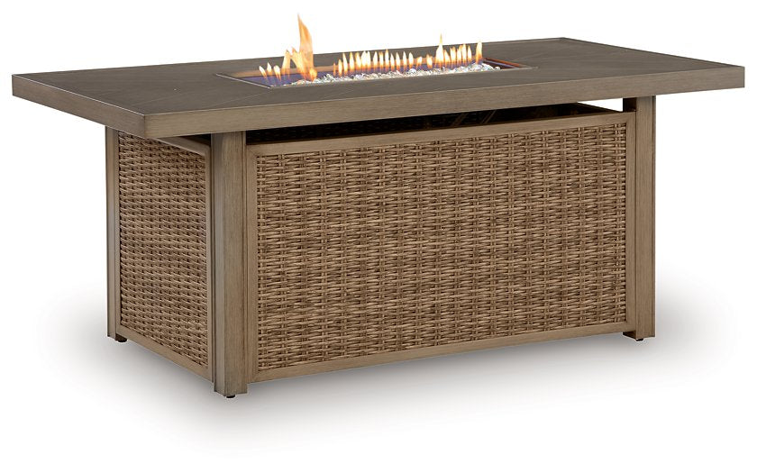 Laguna Heights Outdoor Fire Pit Table - Furniture Max (Falls Church,VA) *